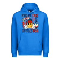 True Royal feelin free in the usa Premium Hoodie - MaliasSmallBusiness