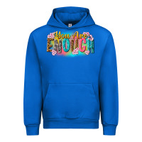 Cobalt you are enough Urban Hoodie - NancyCooperArtShop
