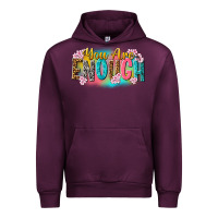 Mauve Wine you are enough Urban Hoodie - NancyCooperArtShop