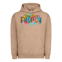 Pigment Burro you are enough Urban Hoodie - NancyCooperArtShop