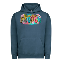 Pigment Midnight Navy you are enough Urban Hoodie - NancyCooperArtShop