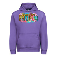 Tulip you are enough Urban Hoodie - NancyCooperArtShop