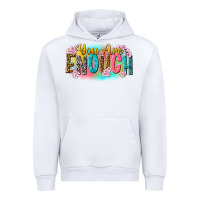 White you are enough Urban Hoodie - NancyCooperArtShop