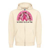 Sandshell in october we wear pink Zipper Hoodie - RanaPortraitStore