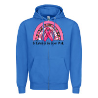 True Royal in october we wear pink Zipper Hoodie - RanaPortraitStore