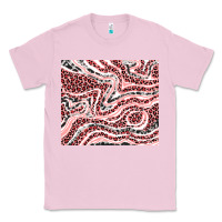 Bubblegum Pink pinky leopard and cowhide valentine's day Classic Tee - RanaPortraitStore