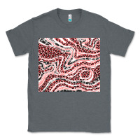 Charcoal Heather pinky leopard and cowhide valentine's day Classic Tee - RanaPortraitStore
