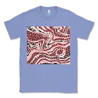 Colony Blue pinky leopard and cowhide valentine's day Classic Tee - RanaPortraitStore