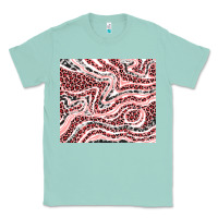 Seafoam pinky leopard and cowhide valentine's day Classic Tee - RanaPortraitStore