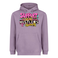 Lavender support local hustlers and dreamers Heavyweight Hoodie - JahusDesignShop