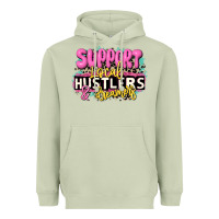 Matcha support local hustlers and dreamers Heavyweight Hoodie - JahusDesignShop