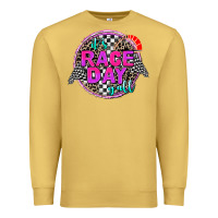 Antique Gold it's race day y'all Premium Sweatshirt - AdoDesignShop
