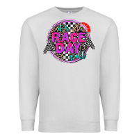 Dove Grey it's race day y'all Premium Sweatshirt - AdoDesignShop