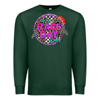 Sports Green it's race day y'all Premium Sweatshirt - AdoDesignShop