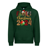 Forest Green family christmas 2024 Urban Hoodie - MaliasSmallBusiness