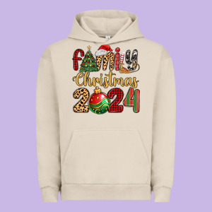 Family Christmas 2024 Urban Hoodie Designed By Maliassmallbusiness