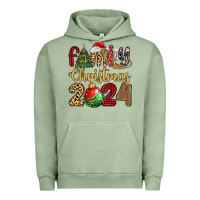 Pigment Oil Green family christmas 2024 Urban Hoodie - MaliasSmallBusiness