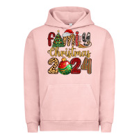 Pigment Salmon family christmas 2024 Urban Hoodie - MaliasSmallBusiness