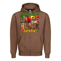 Chestnut unapologetically dope black teacher Zipper Hoodie - Zillion Design Studio