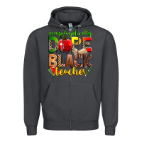 Smoke unapologetically dope black teacher Zipper Hoodie - Zillion Design Studio
