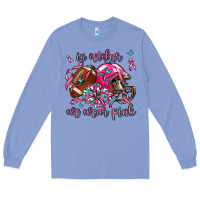 Colony Blue in october we wear pink football Long Sleeve Tee - AdoDesignShop