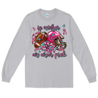 Moon Dust in october we wear pink football Long Sleeve Tee - AdoDesignShop