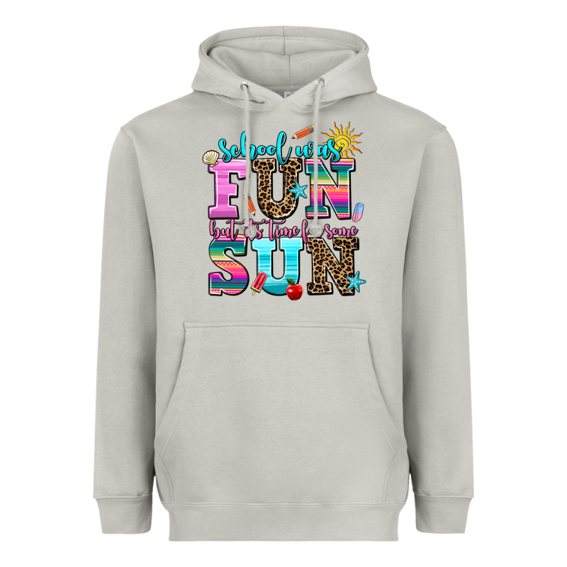 School Was  Fun But Its Time For Some  Sun Heavyweight Hoodie by AdoDesignShop | Teevron