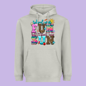 School Was  Fun But Its Time For Some  Sun Heavyweight Hoodie Designed By Adodesignshop