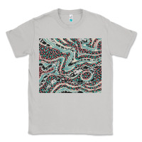 Moon Dust pink and turquoise cowhide and leopard Classic Tee - RanaPortraitStore
