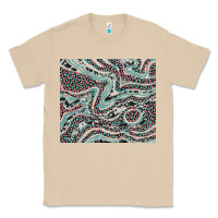 Mushroom pink and turquoise cowhide and leopard Classic Tee - RanaPortraitStore