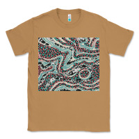 Toasted Coconut pink and turquoise cowhide and leopard Classic Tee - RanaPortraitStore