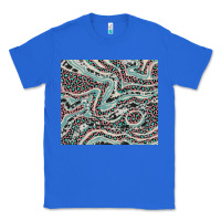 True Royal pink and turquoise cowhide and leopard Classic Tee - RanaPortraitStore