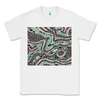 White pink and turquoise cowhide and leopard Classic Tee - RanaPortraitStore