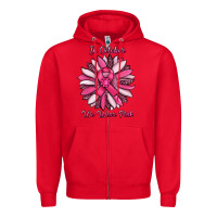 Red in october we wear pink sunflower Zipper Hoodie - RanaPortraitStore
