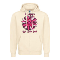Sandshell in october we wear pink sunflower Zipper Hoodie - RanaPortraitStore
