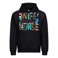 Black wife mom nurse Urban Hoodie - NancyCooperArtShop