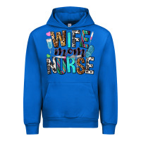 Cobalt wife mom nurse Urban Hoodie - NancyCooperArtShop