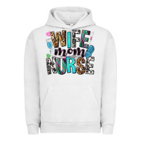 Pigment Lunar Rock wife mom nurse Urban Hoodie - NancyCooperArtShop