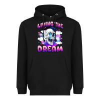 Black living the dream Heavyweight Hoodie - JahusDesignShop