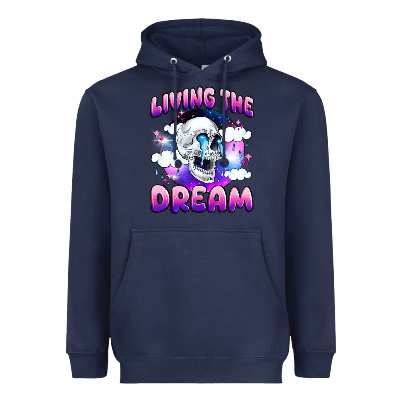 Living The Dream Heavyweight Hoodie by JahusDesignShop | Teevron
