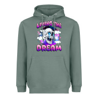Sage living the dream Heavyweight Hoodie - JahusDesignShop