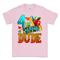 Bubblegum Pink 4th grade dude Classic Tee - texasbilliewilder
