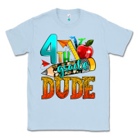 Dusty Blue 4th grade dude Classic Tee - texasbilliewilder