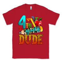 Red 4th grade dude Classic Tee - texasbilliewilder