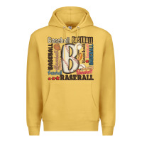 Antique Gold baseball Premium Hoodie - MaliasSmallBusiness