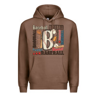 Chestnut baseball Premium Hoodie - MaliasSmallBusiness