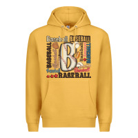 Mustard baseball Premium Hoodie - MaliasSmallBusiness
