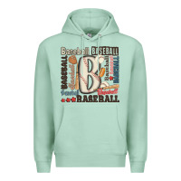 Seafoam baseball Premium Hoodie - MaliasSmallBusiness