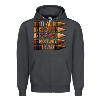 Smoke teach love inspire motivate lead Zipper Hoodie - Zillion Design Studio