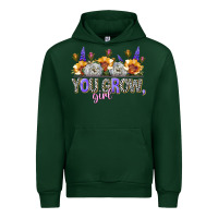 Forest Green you grow girl Urban Hoodie - NancyCooperArtShop